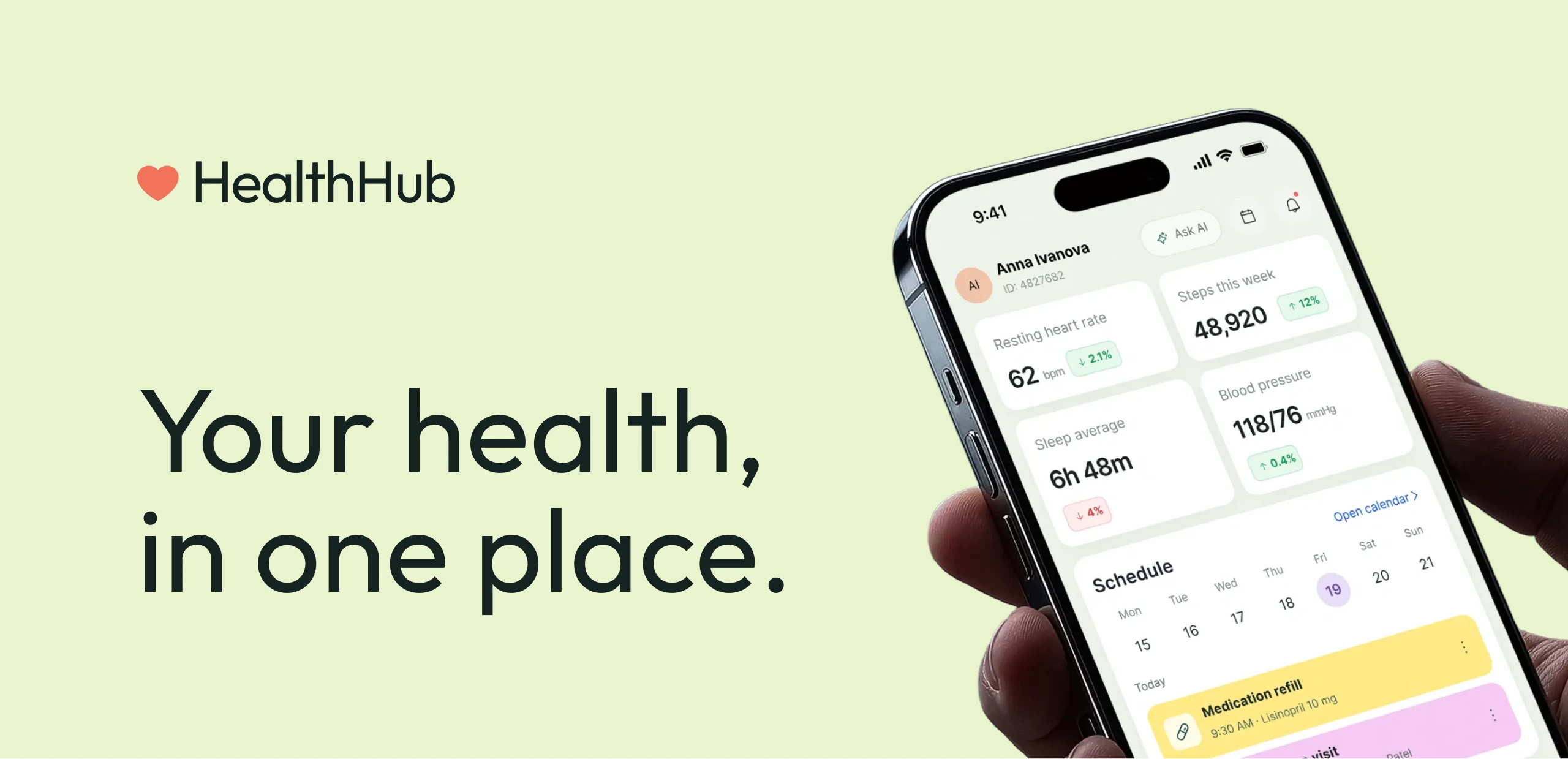 HealthHub: all your health information in one place