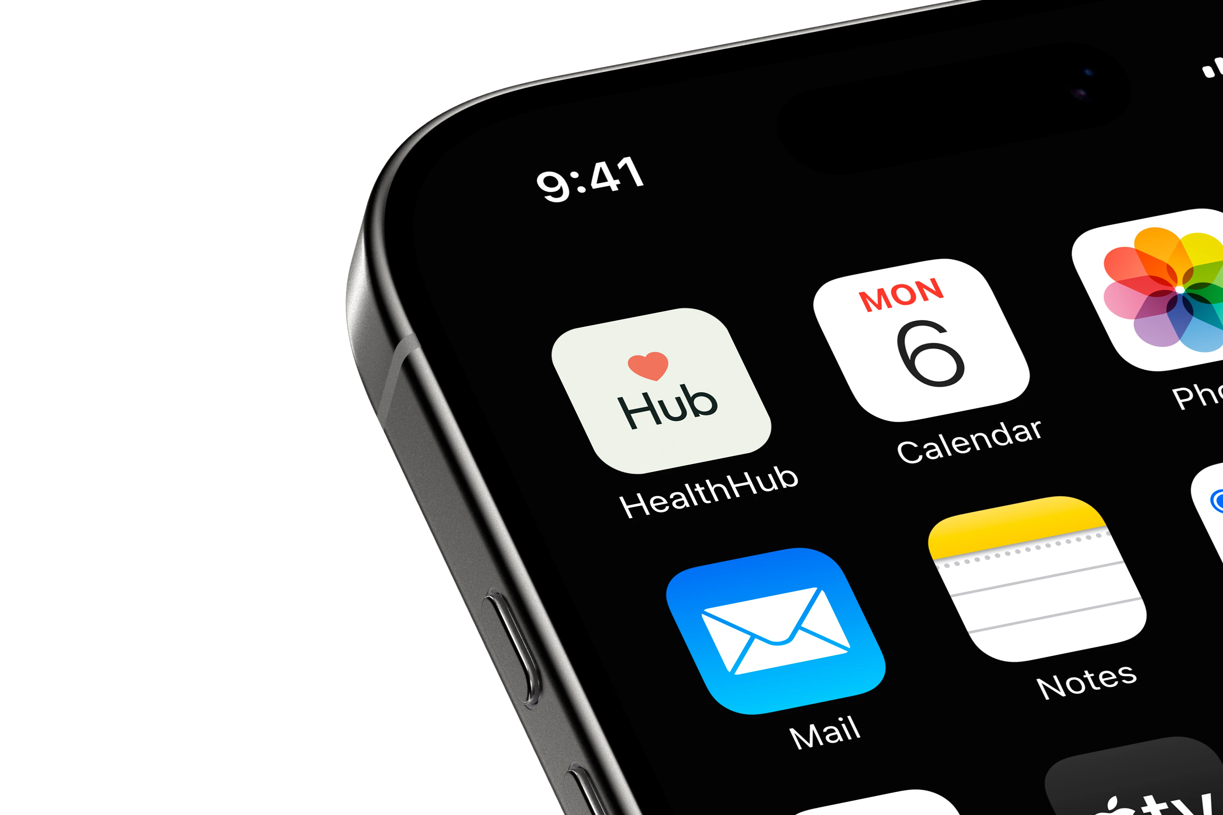 HealthHub icon on a phone home screen